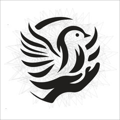 Obraz premium eagle tattoo design