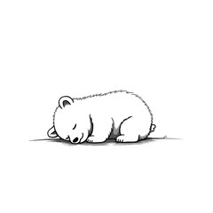 Minimalist Hand-Drawn Line Art Illustration