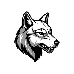 Wolf Head Vector Logo Illustration