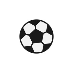 Fototapeta premium Vector illustration of an football icon on a white background