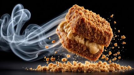 Delicious flying dessert