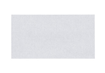 Paper piece isolated on background. Old sheet torn blank texture. Card board ripped template white with ragged edges.