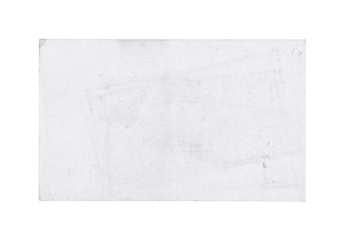 Paper piece isolated on background. Old sheet torn blank texture. Card board ripped template white with ragged edges.