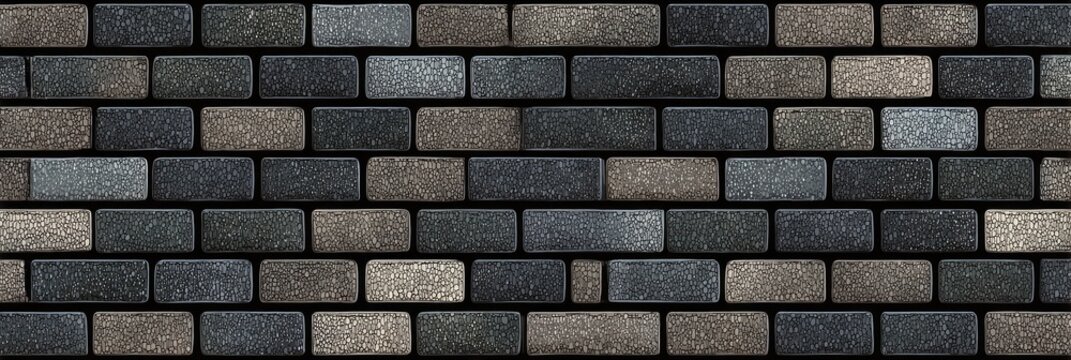 Fototapeta Decorative Gray Brick Wall Pattern