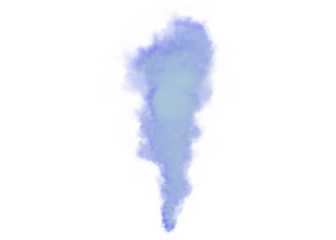 Realistic colored smoke and dark spray paint splatter effect elements collection isolated on transparent background for digital art, game design, or creative visual editing