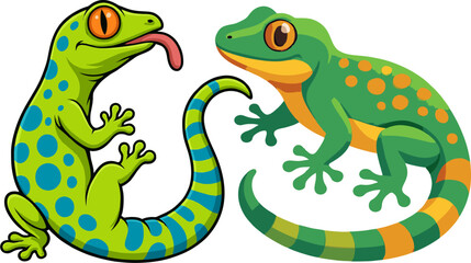 Fototapeta premium Gecko vector.eps