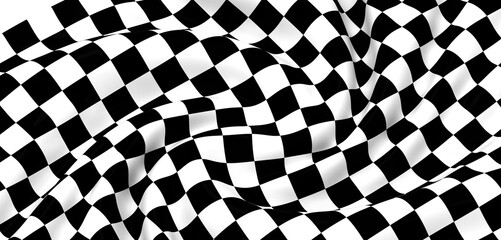 High-quality checkered flag image. Perfect for racing, sports, and competition themes.