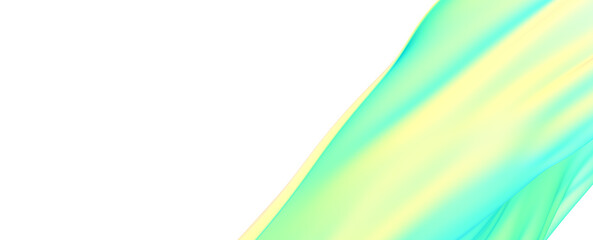 Abstract Green Yellow Gradient Flow