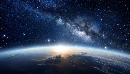 Fototapeta premium space background with stars