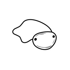 pirate eye patch sketch illustration