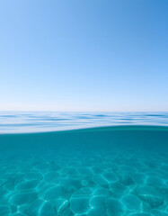 "Fresh, sparkling water", silhouette. with white shades