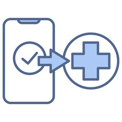 Medical Access Blue Icon