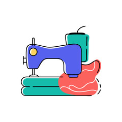 Colorful Sewing Machine