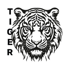 Tiger head vector