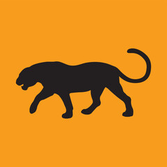 black panther silhouette