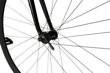 Black Fixed-Gear / Fixie Bicycle 3D Model