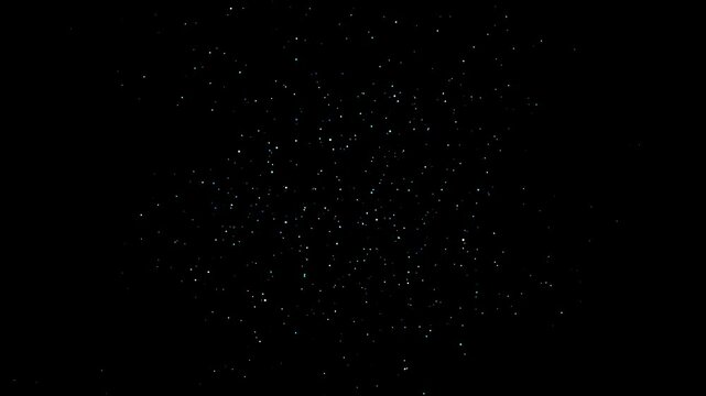 拡散する塵のアニメーション