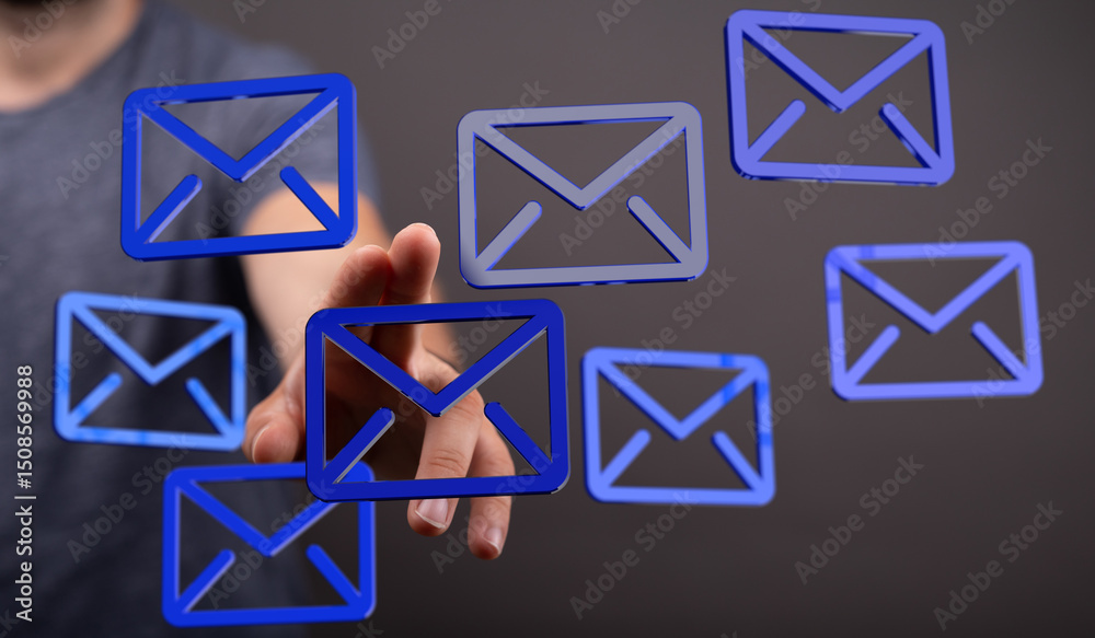 Fototapete streamline your inbox. efficient email management techniques for improved productivity.