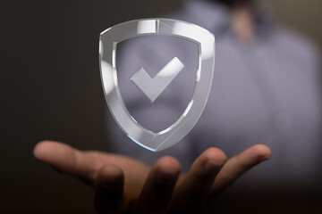 Digital shield, data security, privacy, safety, protection, secure, online, safety, risk...