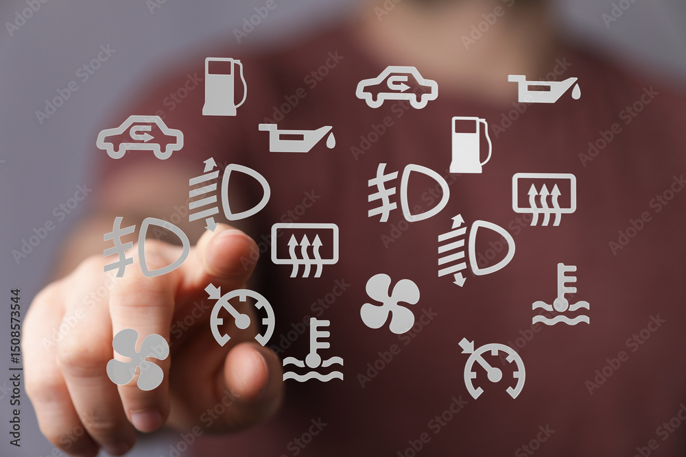Aufkleber Understanding your car's dashboard warning lights. Learn their meanings and how to react.