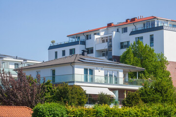 Modernes Wohngebäude ,  Bad Zwischenahn, Niedersachsen, Deutschland