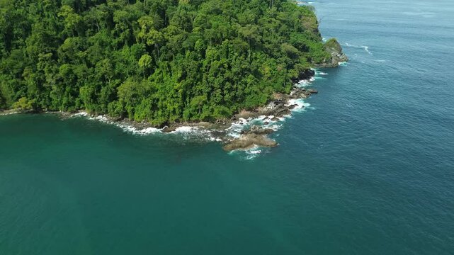 drone view meru island