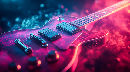 Music festival poster design. indie music concert. live music background promotion