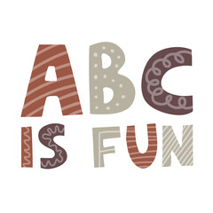 ABC Is Fun Typography