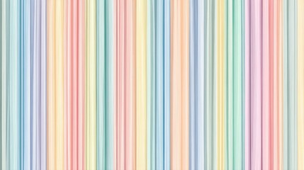 Obraz premium Light Pastel Rainbow Stripe Pattern