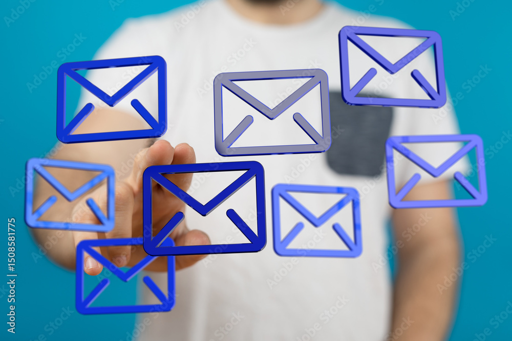 Poster Efficient email management strategies for a less cluttered inbox. Tips and tricks for handling numerous emails.