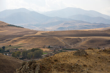 View of the mountains in Armenia