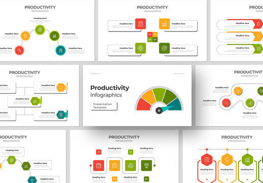Sales Productivity Infographic Presentation Template