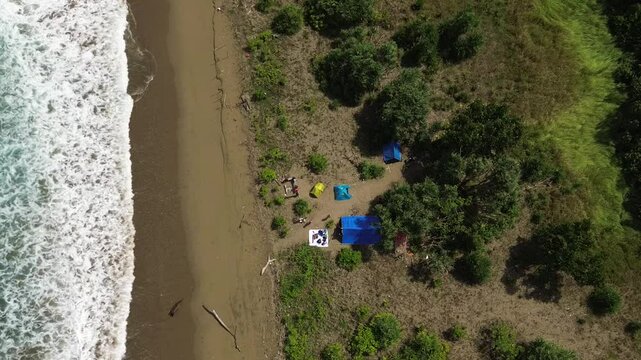 drone view meru island