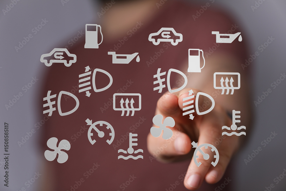 Aufkleber learn to identify and understand your car's dashboard warning lights. prevent costly repairs!