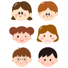 어린이얼굴세트