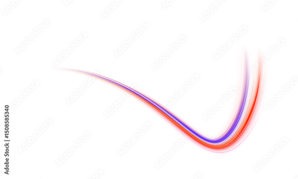Poster electric technology in futuristic style neon color in png format on white transparent background for
