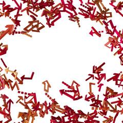 Abstract Green Arrows Background