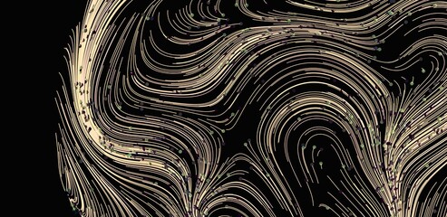 Elegant beige and black abstract art. Swirls and lines create a dynamic pattern. Perfect for modern...