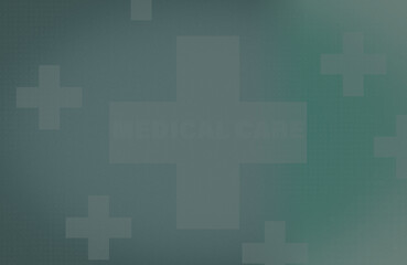 Abstract geometric medical cross shape medicine and science concept background