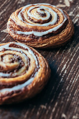 Cinnamon Roll Straight from the Oven