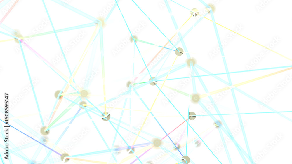 Poster Abstract Network of Colorful Lines