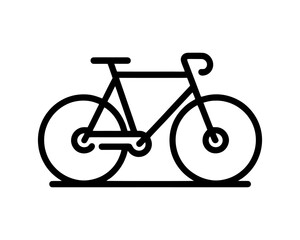 Fototapeta premium Modern Minimal Bicycle Logo Design