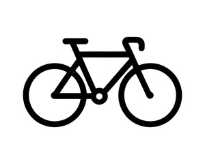 Clean Line Art Bicycle Logo For Branding