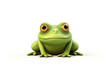 Obraz premium Frog amphibian wildlife cartoon.