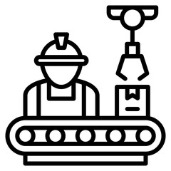 Manufacturing Technology line icon