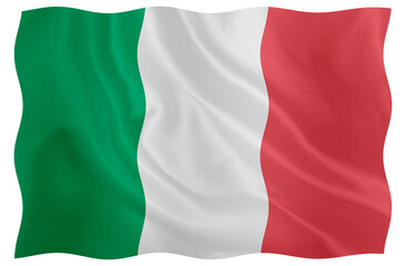Digital composite..Facsimile of the Italian flag...Italy, Italia, national, symbol, bandiera, Italian, country, land,
