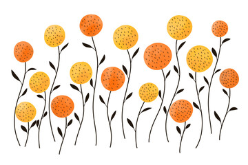 vector illustration of a autumn background