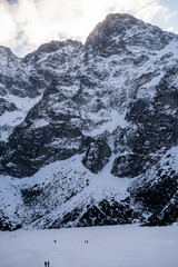 Morskie Oko, lago congelado. © AntonioJess