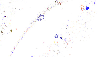 Abstract Confetti Starburst