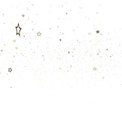 Golden Glitter on Black Background